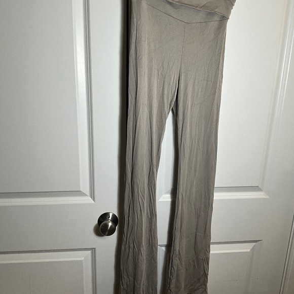 NEW Waist folded flared yoga pants bundle L - Picture 1 of 9